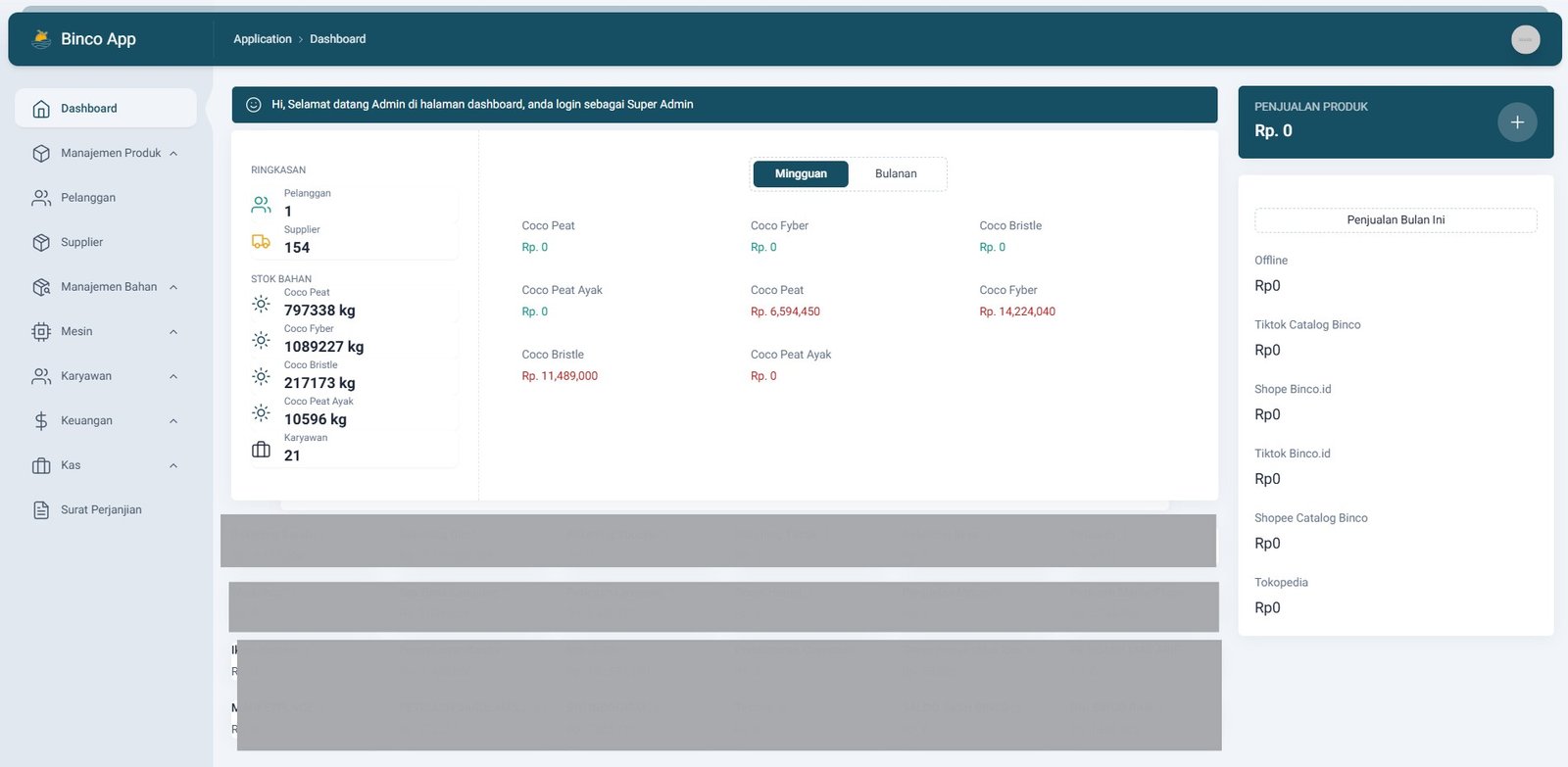 Binco App - (Web & Mobile App)